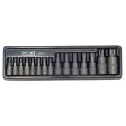 Impact Sockets - Welzh Werkzeug 13pc E-Star/Torx Impact S