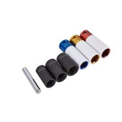 15PCE WHEEL NUT IMPACT SOCKET SET 17,19,21mm