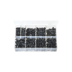 Self-Tapping Screws Flanged - Pozi Black