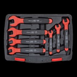 Insulated Open End Spanner Set 7pc VDE Approved