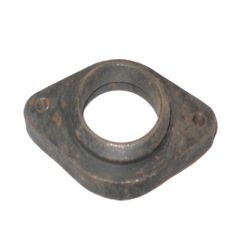 50mm 2 Bolt Flange with Collar & 8mm Threaded Holes - C045