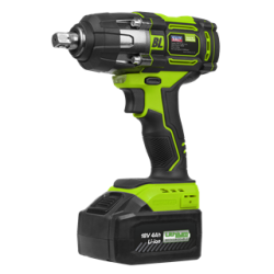 Cordless Impact Wrench 18V 4Ah Lithium-ion 1/2