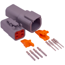 DTM Connector 4-Way Kit 12pc