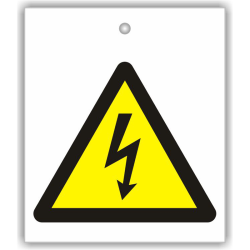 EV High Voltage Sign