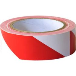 Hazard Warning Tape Red & White