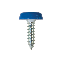 Number Plate Fasteners - Self-Tappers with Plastic Head - Short