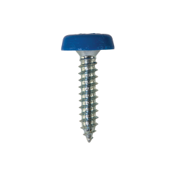 Number Plate Fasteners - Self-Tappers with Plastic Head - Long