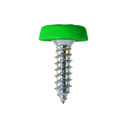 Number Plate Fasteners - Self-Tappers with Plastic Head - Short