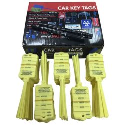MOT - 250 Premium Key Tags with Tail *YELLOW*