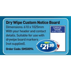 Dry Wipe Board