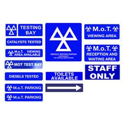 Deluxe MOT Signage Pack
