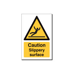 Caution Slippery Surface - 240 x 360 mm