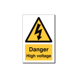 Danger High Voltage - 240 x 360 mm