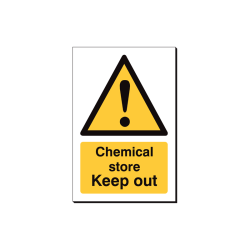 Chemical Store Keep Out - 240 x 360 mm