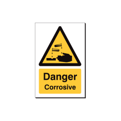 Danger Corrosive - 240 x 360 mm