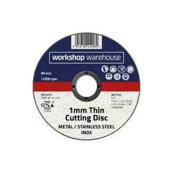 Workshop Warehouse 1 mm Thin Flat Cutting Disc