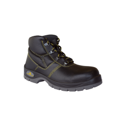 DELTAPLUS Leather Safety Boots - Black