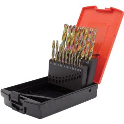 Drill Bits - Drill Bit Set; Cobalt, 19 pcs