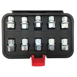 Locking Wheel Nut Keys; VAG-10-Piece Golf/Polo/Siroco/Jetta/A4/A5/A6 Art. 4019-WW EAN: 5056297516989 RRP: £59.63