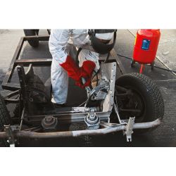 Shot Blaster with Water Trap & Wheels 37L