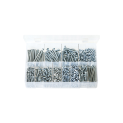 Machine Screws with Nuts, Round Head, Slotted - BA