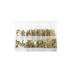 Machine Screws with Nuts, Round Head, Slotted - BA