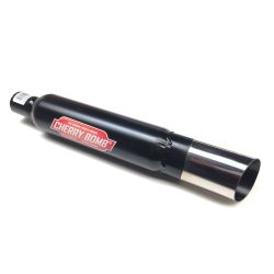 CHERRY BOMB TAIL BOMB SLASHCUT OUTLET – 2” INLET  BLACK