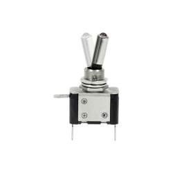 12V LED Metal Toggle Switch - On/Off