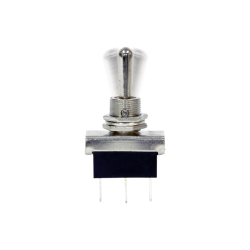 12V Metal Toggle Switch - Flash/Off/Flash