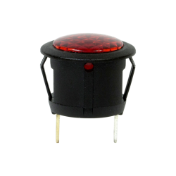 12V LED Warning Light - Round