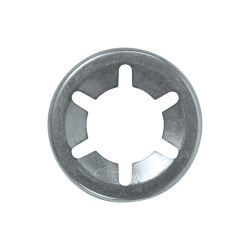 Flat Clips (Push-on Fixes) - Round