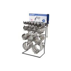 JCS 'Hi-Grip' Hose Clips Dispenser with 160 Clips
