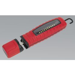 Inspection Lamps & Work Lights - Cordless 360° 10 SMD + 3W LED RED