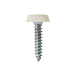 Number Plate Fasteners - Self-Tappers with Plastic Head - Long