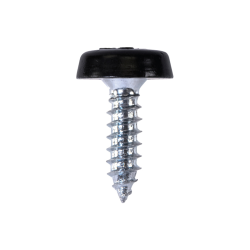 Number Plate Fasteners - Self-Tappers with Plastic Head - Short