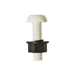 Number Plate Fasteners - Plastic Number Plate Bolts & Nuts - Long
