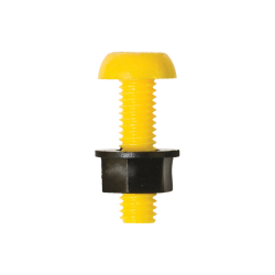 Number Plate Fasteners - Plastic Number Plate Bolts & Nuts - Long
