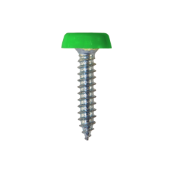 Number Plate Fasteners - Self-Tappers with Plastic Head - Long