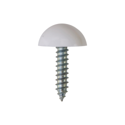 Number Plate Fasteners - Self-Tappers with Domes and Cups
