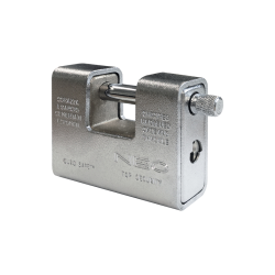 Armoured Padlock - Brass