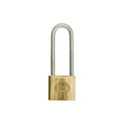Padlocks - Brass, Long Shackle