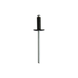 Black Rivets - Large Flange