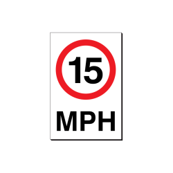 15 MPH - 240 x 360 mm