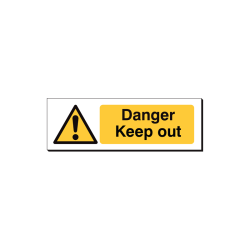 Danger Keep Out - 360 x 120 mm