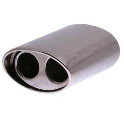Stainless Steel Exhaust Tail Pipe Trim O.D= 6x4