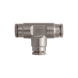 Brass Push-Fit Tube Couplings - Equal Tee, Metric