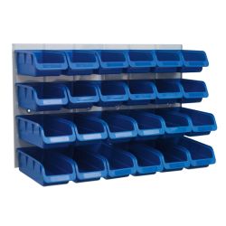 BIN & PANEL COMBINATION 24 BINS BLUE