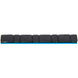 Black Adhesive Wheel Weights For Motorcycles - Steel