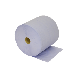 Blue Paper Wipes - Large Rolls