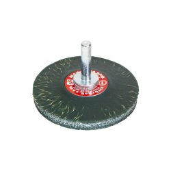 Rubber-Bonded Circular Shaft Brush (Mule Skinner)